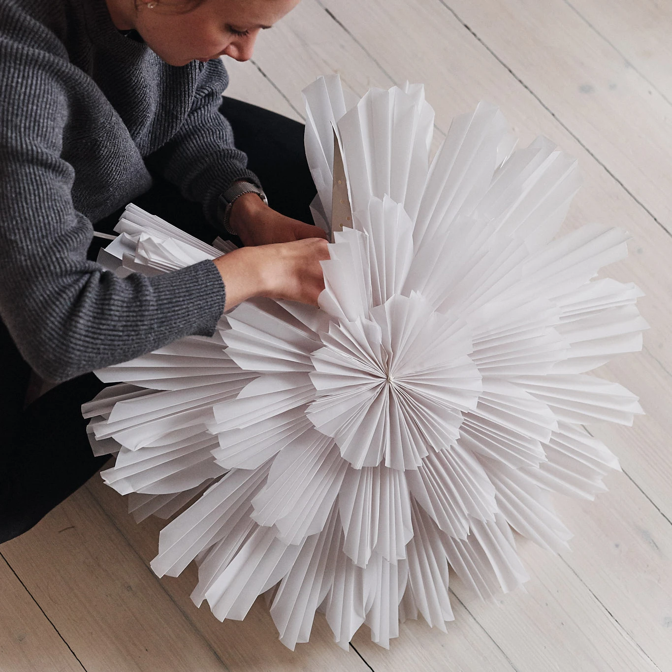 Watt & Veke Snöblomma Adventsster 4 Watt & Veke Snöblomma Adventsster - Afbeelding 2