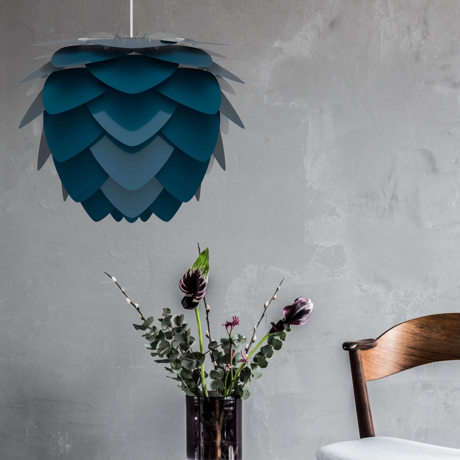 Umage Aluvia Lamp Petrol Blue 5 Umage Aluvia Lamp Petrol Blue - Afbeelding 3