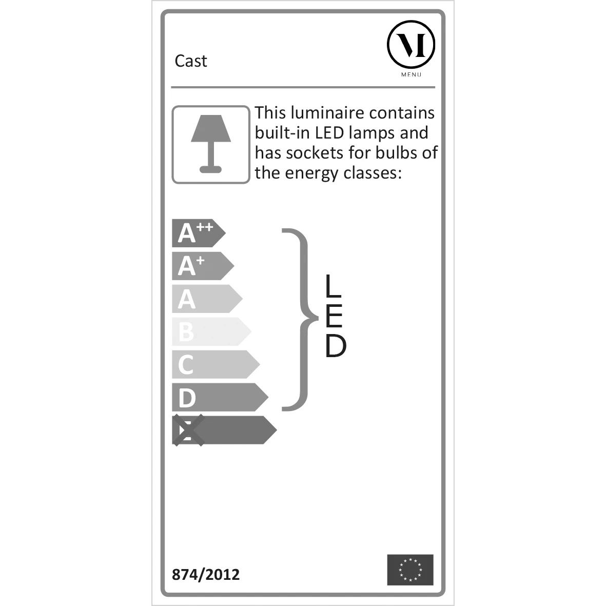 Menu Cast Shape 1 Hanglamp 5 Menu Cast Shape 1 Hanglamp - Afbeelding 3