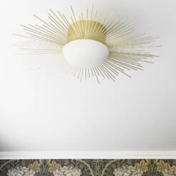 Globen Lighting Soleil Plafond/wandlamp Ø56 Cm 11 Globen Lighting Soleil Plafond/wandlamp Ø56 Cm -Verlichtingswinkel 47206 01 04 cdf38e6d8d