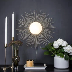 Globen Lighting Soleil Plafond/wandlamp Ø56 Cm 13 Globen Lighting Soleil Plafond/wandlamp Ø56 Cm -Verlichtingswinkel 47206 01 06 a2d5460187